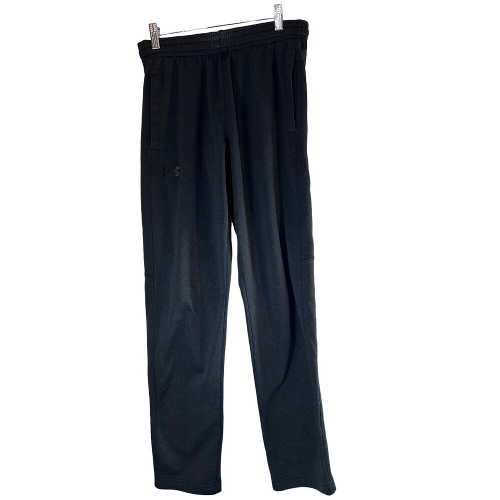 Under Armour Coldgear Womens Jogging Pants Black Pockets Small Flaw Size MD/M/M